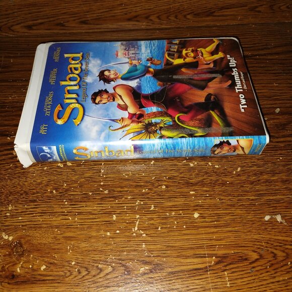 Sinbad: Legend of the Seven Seas (VHS, Dreamworks Pictures) w/ Clamshell Case - Picture 3 of 6